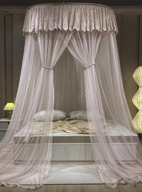 新款加高加大加密1.5米直径蕾丝大圆顶88551