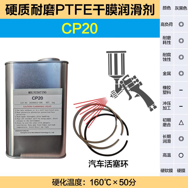大门支撑螺母门窗开关转轴静音防粘螺丝轴长时间润滑ptfe干膜cp20