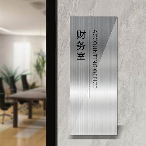 总经理室会议室门牌办公室科室牌公司标识牌工作室金属