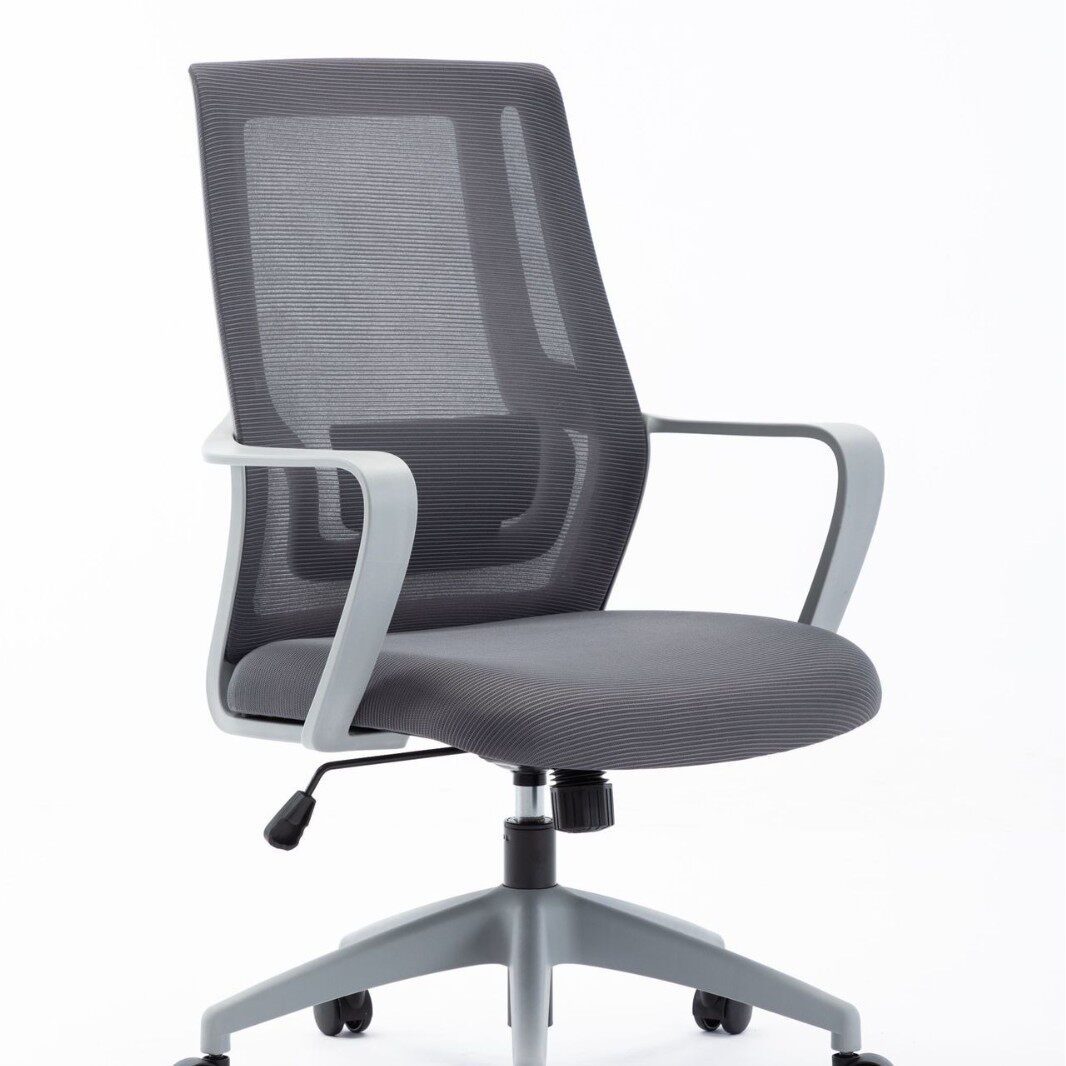现代简约办公转椅网面职员椅办公室座椅升降旋转人体工学靠背椅