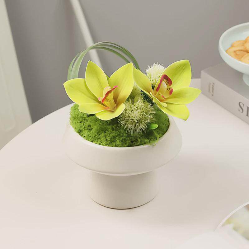小清新桌花仿真花摆件高品质客厅茶几装饰品花北欧餐桌面卧室假花