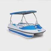 游船脚踏船公园观光船高位