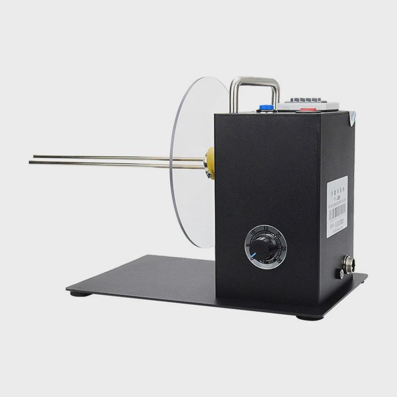 自动标签回卷器js6计数双向机调速不干胶条码服装吊牌卷纸回卷可