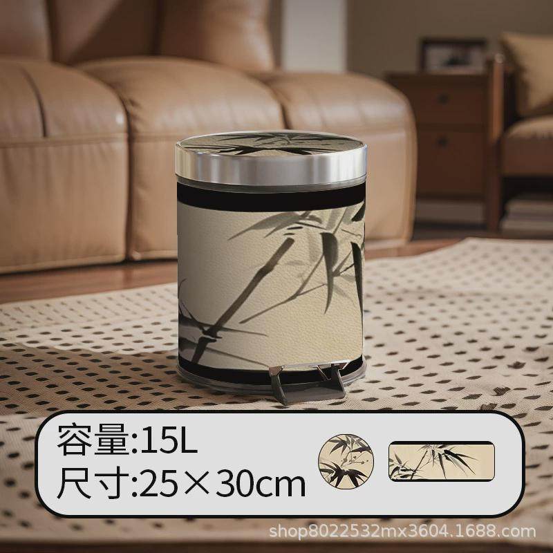 家用脚踏式垃圾桶卫生间厕所带盖客厅卧室办公室厨房大容量高颜值