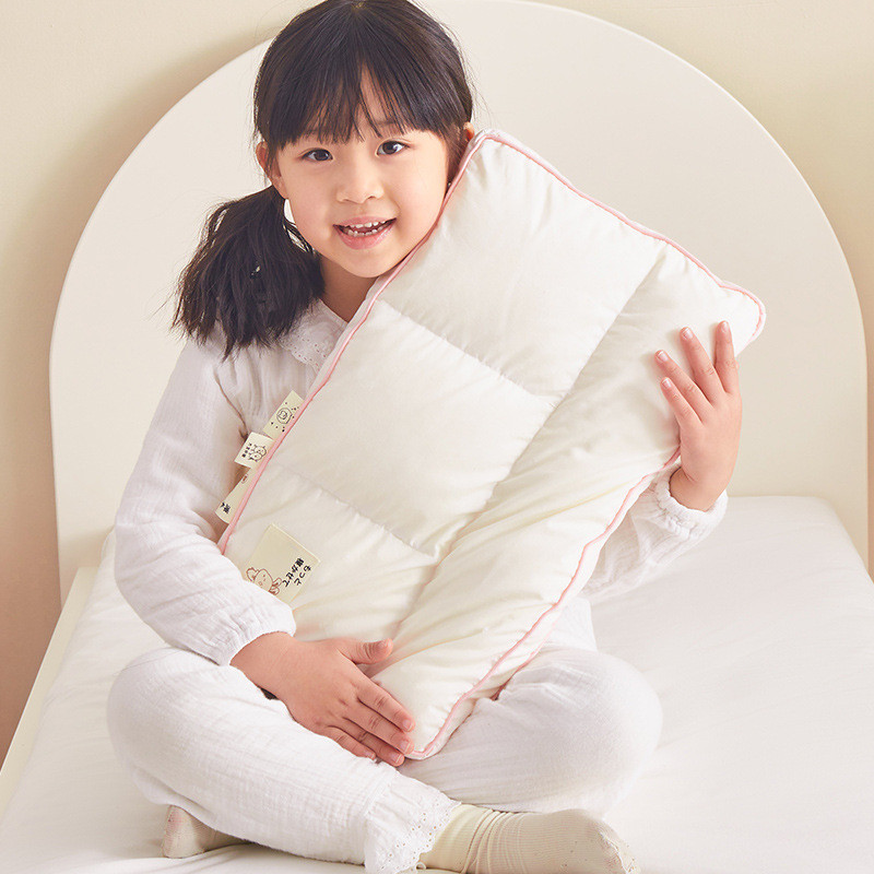 全棉50大豆枕儿童枕头成人枕芯日式分区枕直播带枕芯货