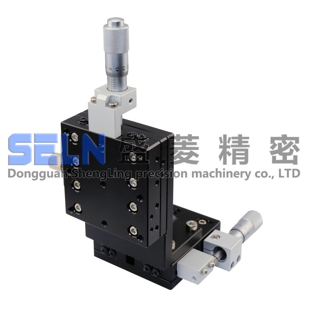 热销供应xz轴微调架 le60-l型位移可调滑台精密交叉滚子导轨手动