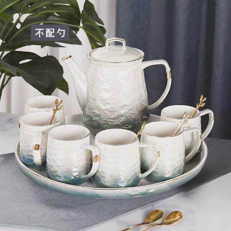 旋转陶瓷水具套装成套办公活动礼品高颜值泡茶杯具家用客厅伴手礼