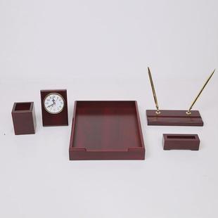 新款办公桌摆件文台高档装饰品老板桌办公桌收纳笔筒创意桌面用品