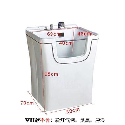 宠物spa机水疗机狗洗澡池洗澡盆洗狗池池浴盆机猫咪猫狗冲浪彩灯