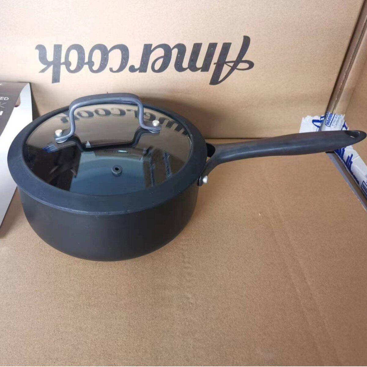 陶瓷奶锅出美品质不粘锅礼品锅石头纹不粘涂层煎炒锅辅食不粘奶锅