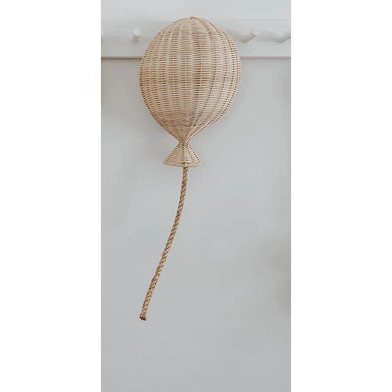 ins北欧竹质藤编壁饰气球挂饰儿童房墙面装饰壁挂墙饰挂件,家居饰品,壁饰,淘宝优惠券,粉丝福利购,淘宝优惠卷