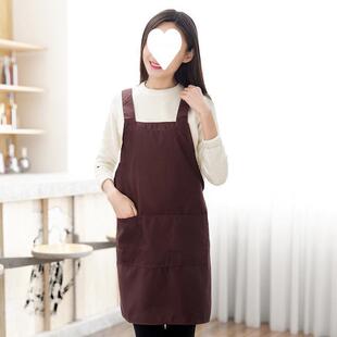 围裙订作印广告字水果店市日式时尚餐厅服务员厨房腰男女