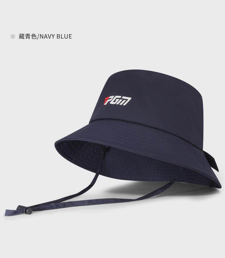 кепка для бадминтона pgm高尔夫球帽女士蝴蝶结渔夫帽帽子可调节拴扣防风绳吸汗带设计