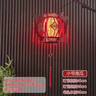 灯笼小春节新年宫灯2024仿古阳台大门口高端旋转挂饰新款过年中式