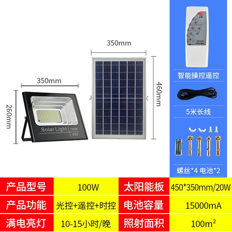 户外室内led庭院壁灯工程防水大功率超亮照明家用太阳能投光