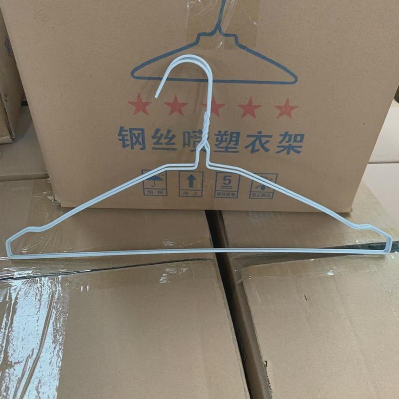 of9d2.2加粗洗衣店常用喷塑钢丝个专用衣架600干洗店批发垫肩纸板