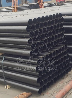 壁接口机制排水铸铁管无承口铸铁直管管箍连接柔性厚薄3.25mm