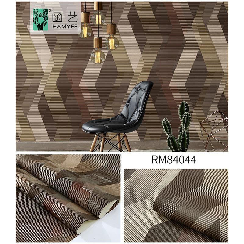 定制圆网无纺墙纸批发客厅电视背景墙非自贴壁纸无纺布欧式墙布