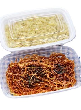 美式一次性饭盒长方形带盖塑料盒子外卖打包盒密封快餐盒加厚防漏