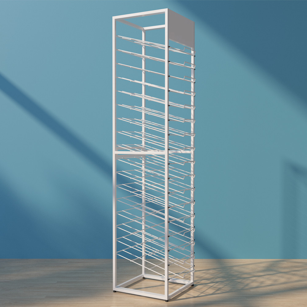 批发美工收纳架图文卡纸架子置物架学校文件架4k卡纸剪纸架展示架