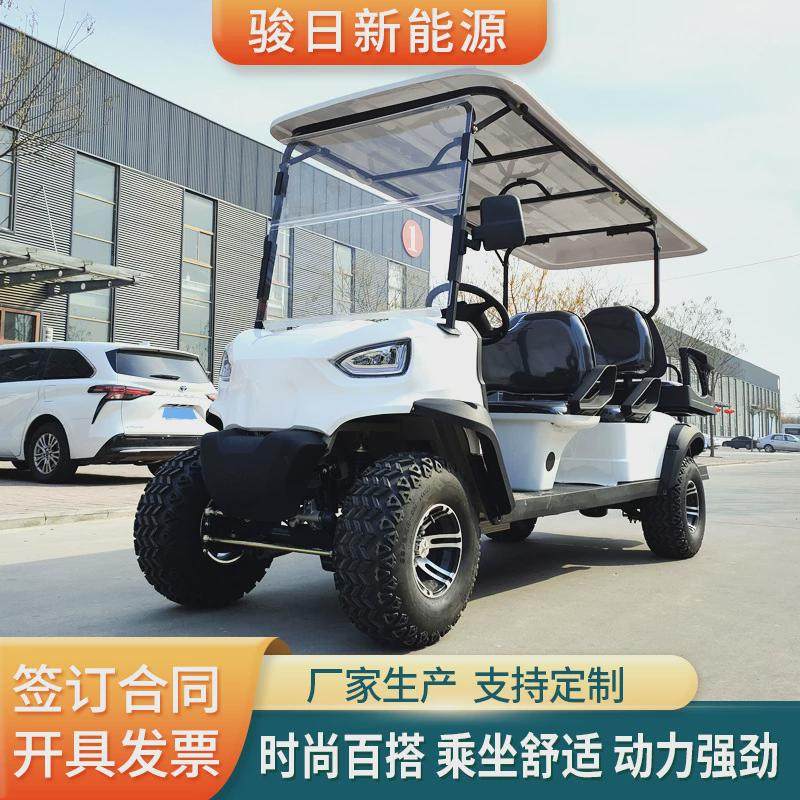 观光车高尔夫球车景区游览观光车校园民宿楼盘酒店用高尔夫球车