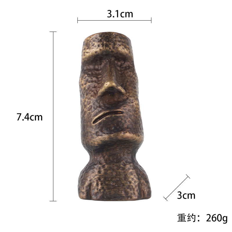 厂家直销黄铜摆件《复活节岛石象》铜工艺品家居饰品桌面小摆件