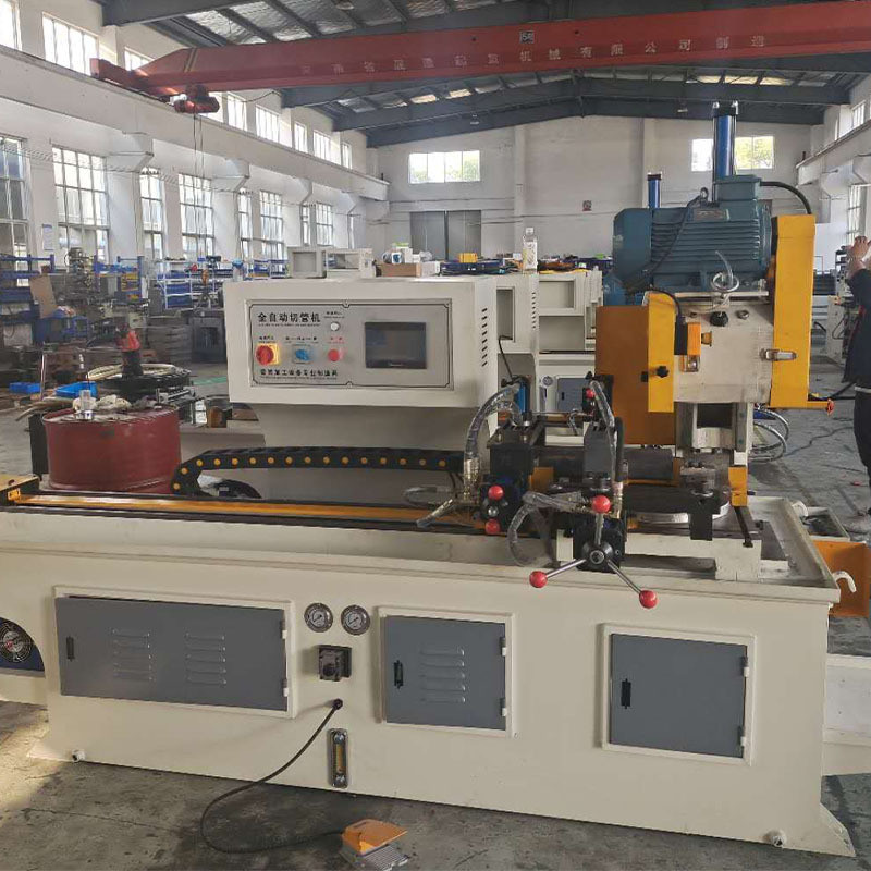 多角度圆管方管圆锯机高精度切管机液压无毛刺切割机全自动切管机