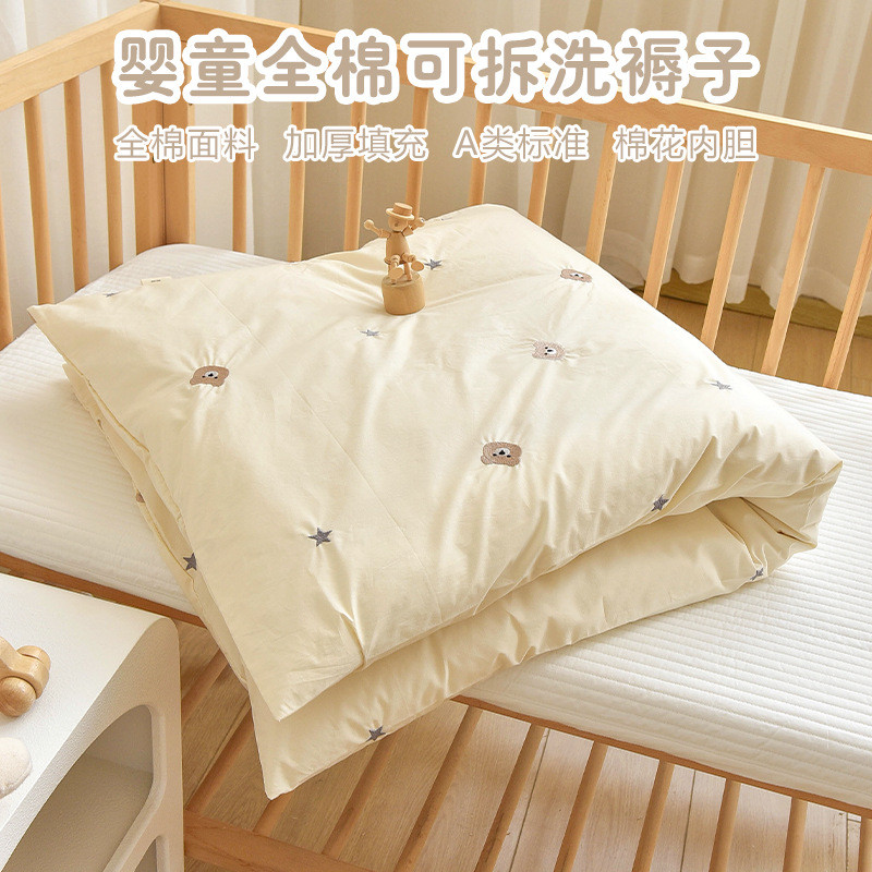婴儿褥子床褥全棉幼儿园棉花褥子儿童垫被宝宝垫子小学生午睡床垫