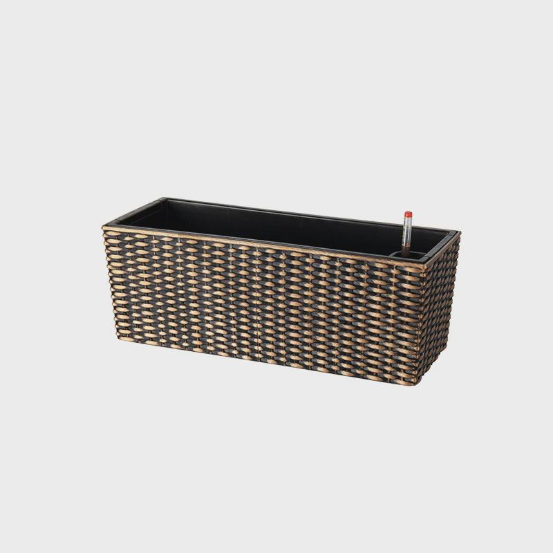 壁挂盆种菜盆塑料花盆带水盆懒人盆花盆批发绿植蓄托盘美观