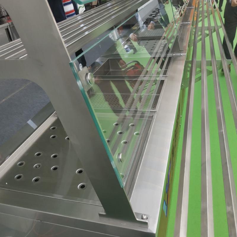 不锈钢保温售饭台组合打饭台快餐店厨房台商用米饭保温设备