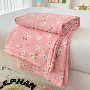 水洗棉被子空调被夏凉被夏季 薄被子双人被学生宿舍夏被单人棉被芯