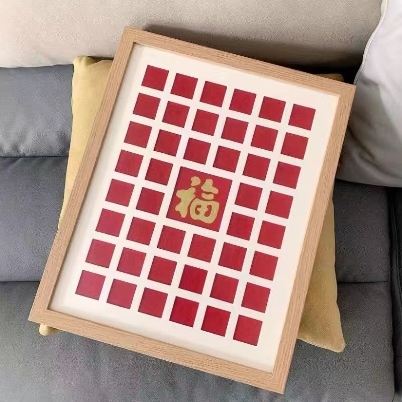 百寿图送长辈百喜图45相框手写结婚宫格百福图100宫格