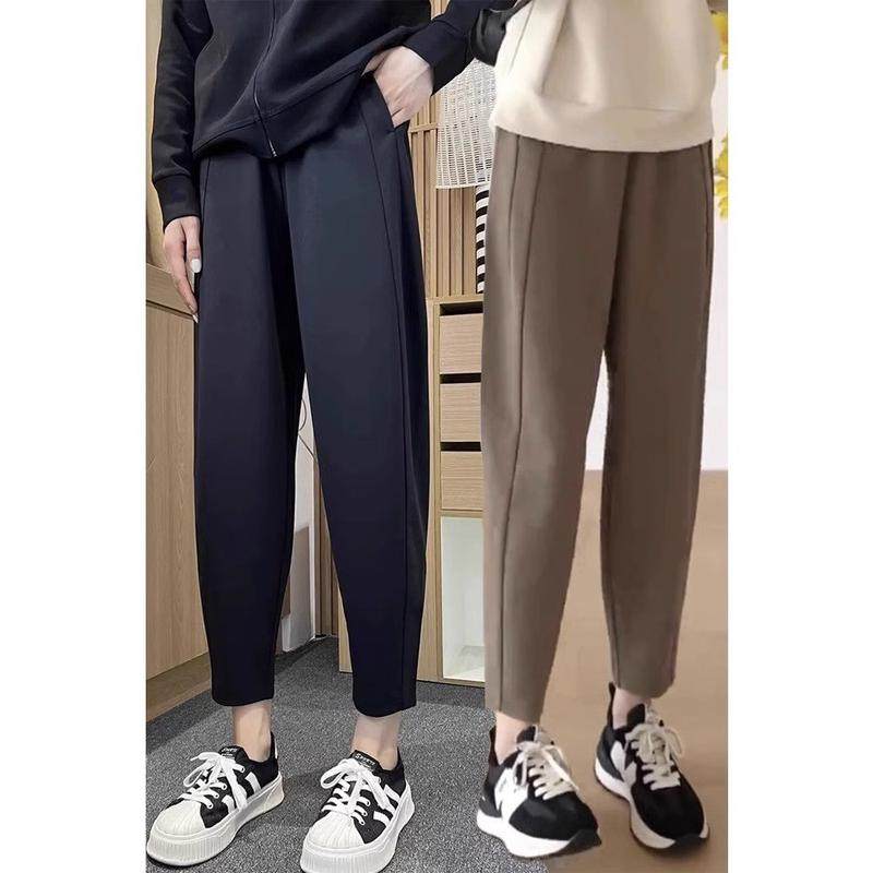 春季新款黑色老爹裤女大码胖mm梨形身材显瘦直筒休闲,女装/女士精品,大码裤装,淘宝优惠券,粉丝福利购,淘宝优惠卷