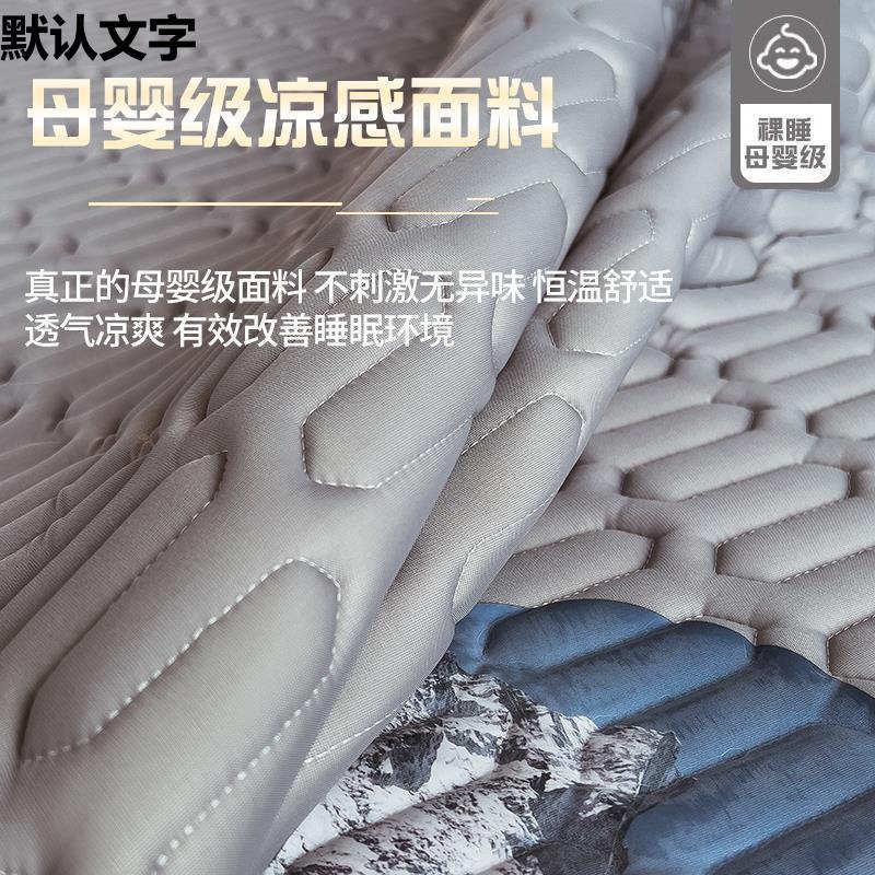 夏季床垫软垫凉席冰丝夏天垫子乳胶家用薄款凉感冰凉冷感凉垫源极