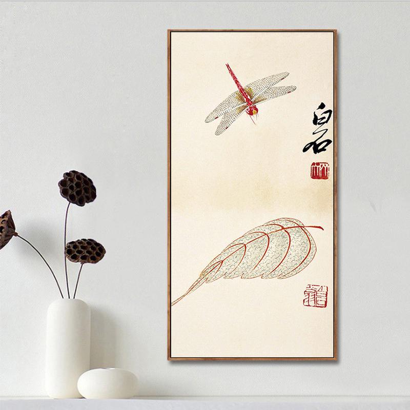 新中式客厅装饰画禅意水墨荷花玄关画茶室餐厅挂画酒店背景墙壁画