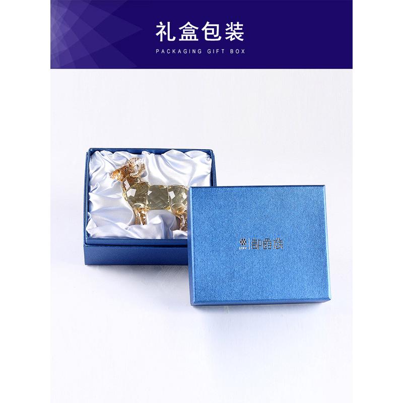 1vpr水晶羊摆件装饰家居饰品情人节十二生肖动物模型生日桌面摆件