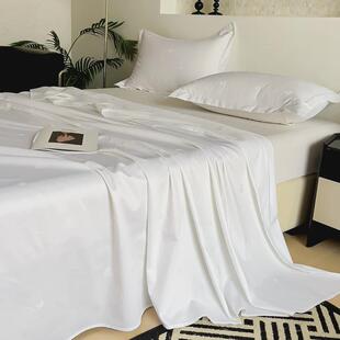 2024音色100支全棉长绒棉提花新款系列单品床单200*245cm单床单