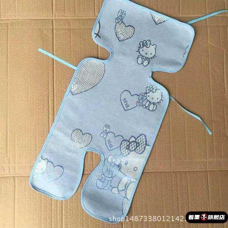 新生婴儿车载提篮式安全座椅配件通用凉席坐垫宝宝腰垫蚊帐内新款