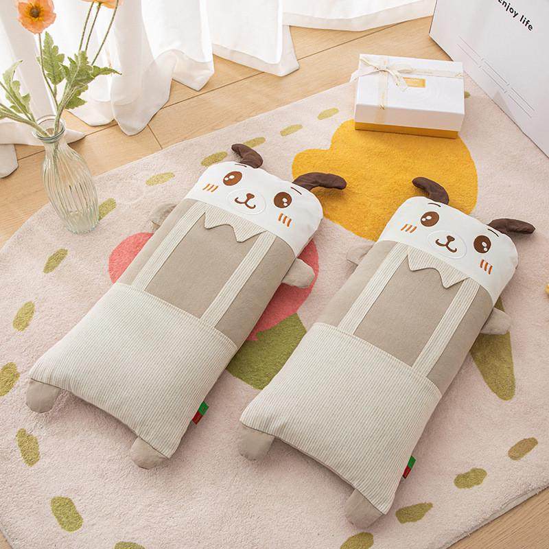 彩色全棉针织棉卡通儿童全荞麦枕头幼儿园学生宝宝午睡枕芯,床上用品,枕头/枕芯,淘宝优惠券,粉丝福利购,淘宝优惠卷