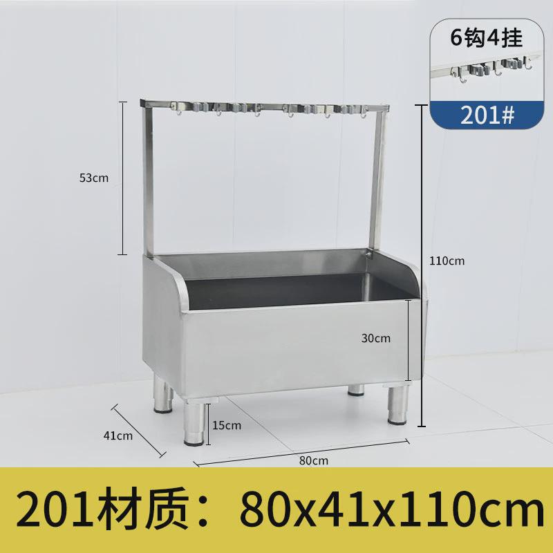 304不锈钢拖把池商用一体拖把架洗长方形水池墩布池拖布池盆新品