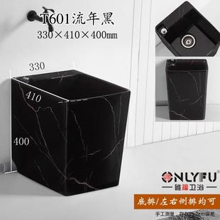 T601庭院拖把池黑色墩布槽阳台水池方形酒吧呕吐池地拖布盆民