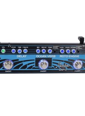 ROWIN电吉他综合效果器过载法兹失真延迟延时合唱颤音混响DAP3