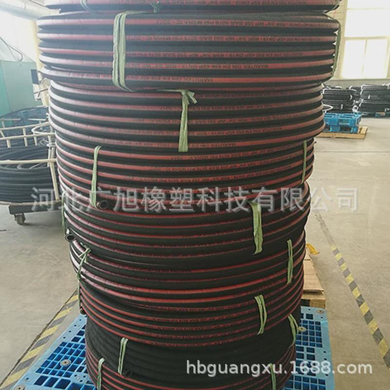 高压胶管高压钢丝编织胶管大口径吸排胶管胶管铠装高压泥