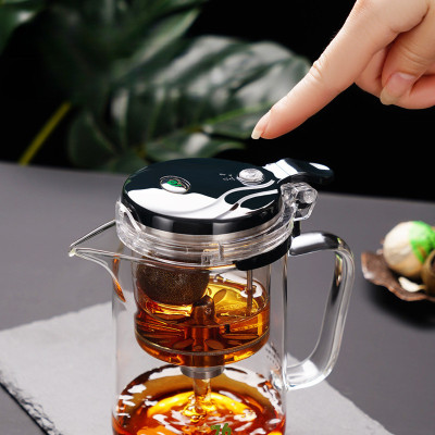小青柑专用泡茶壶玻璃普洱茶单壶茶水分离红茶飘逸杯茶具泡茶器