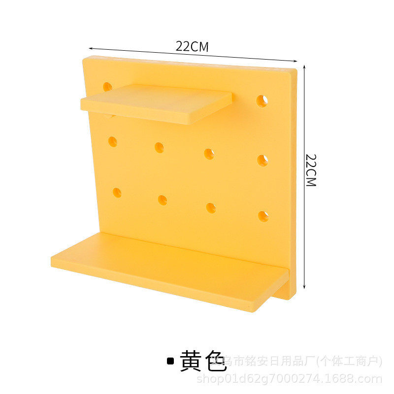 8jdk批发。实木洞洞板客厅厨房收纳装饰挂墙书架层板墙壁墙上壁挂