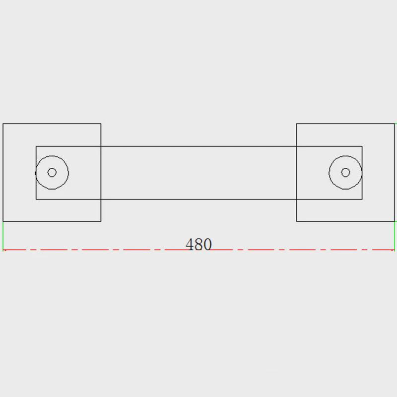 北欧简约现代方形led卧室灯餐厅灯走廊灯实木过道灯z8006