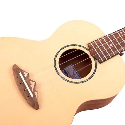 TODO尤克里里富士山下单板桃花芯面单云杉初学者23寸26寸男生女生