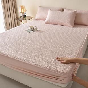 2024年新款水洗棉防水床上夹棉床笠保护套