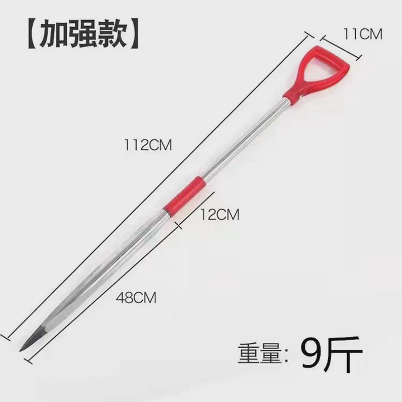 户外冬钓用品三棱凿冰开冰钓鱼三棱破冰冰镩钻洞便携式冰钓工具