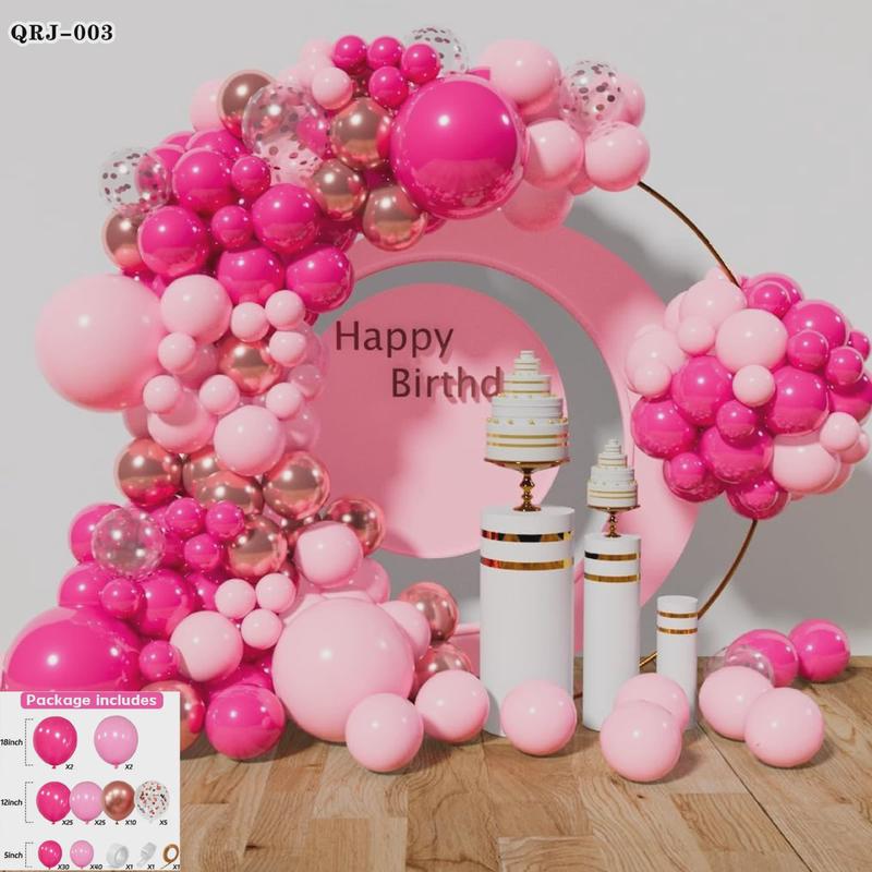 气球拱门气球布置套餐情人节婚庆婚礼生日派对装饰气球亮片气球